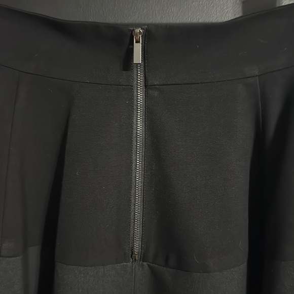 Amanda + Chelsea Black Striped Full Circle Skirt Size: 10 Length: 23” - Picture 5 of 8